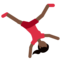 Person Cartwheeling - Black emoji on Twitter